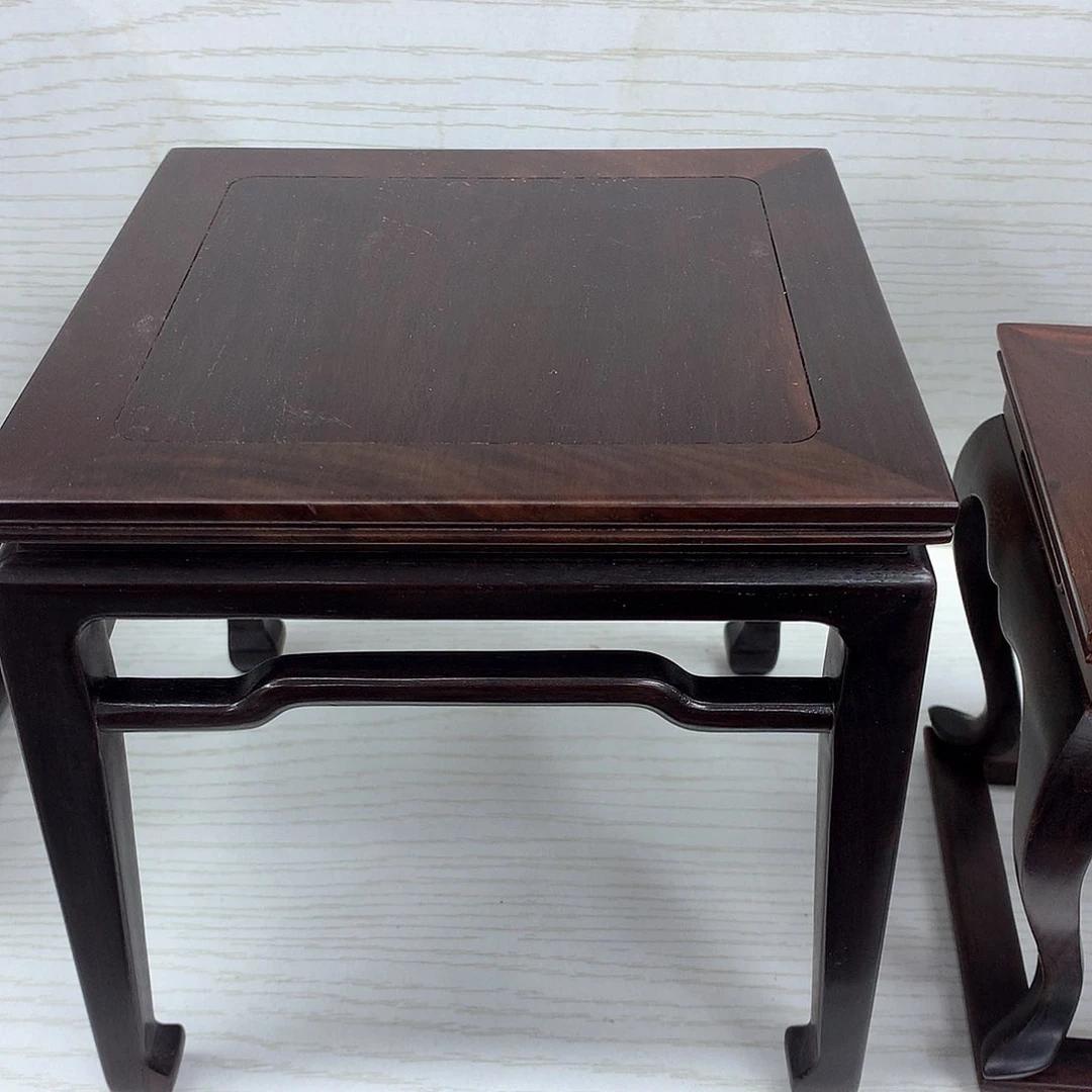 藤类大红酸枝16正方八仙桌