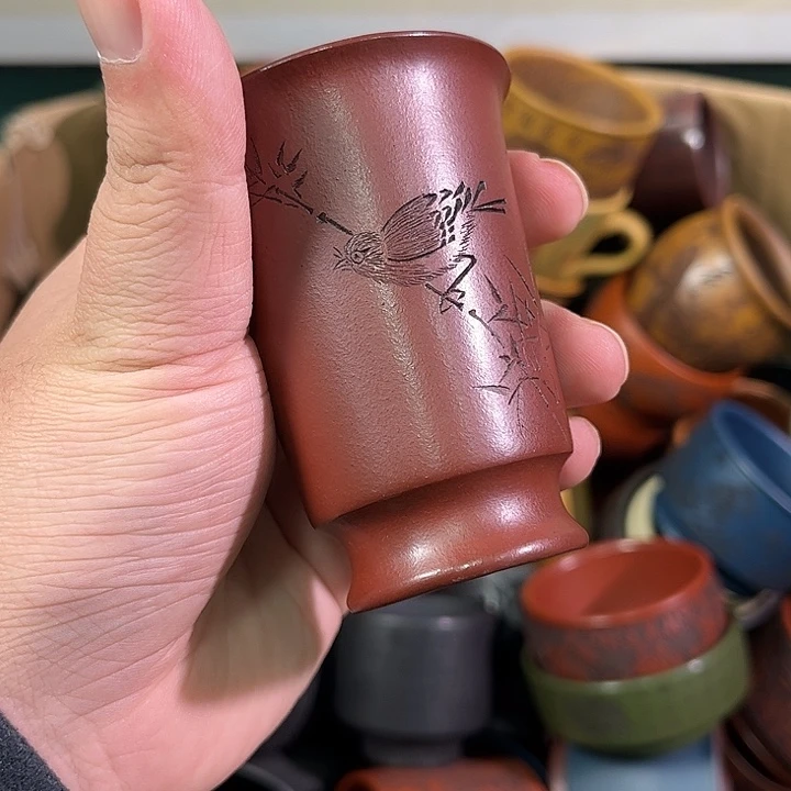 茶杯紫砂全手工紫砂主人杯