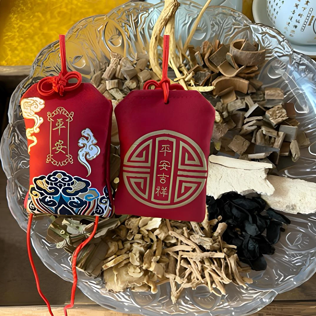 【世杰老师】手作香灰饰品七香十二精香囊香包家道福袋平安饰品挂件