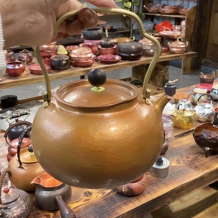 假***经紫铜手工制作烧水壶