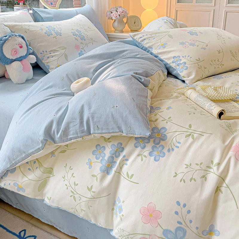 【热销款】卡通100全棉四件套纯棉床单被套三件套床上用品