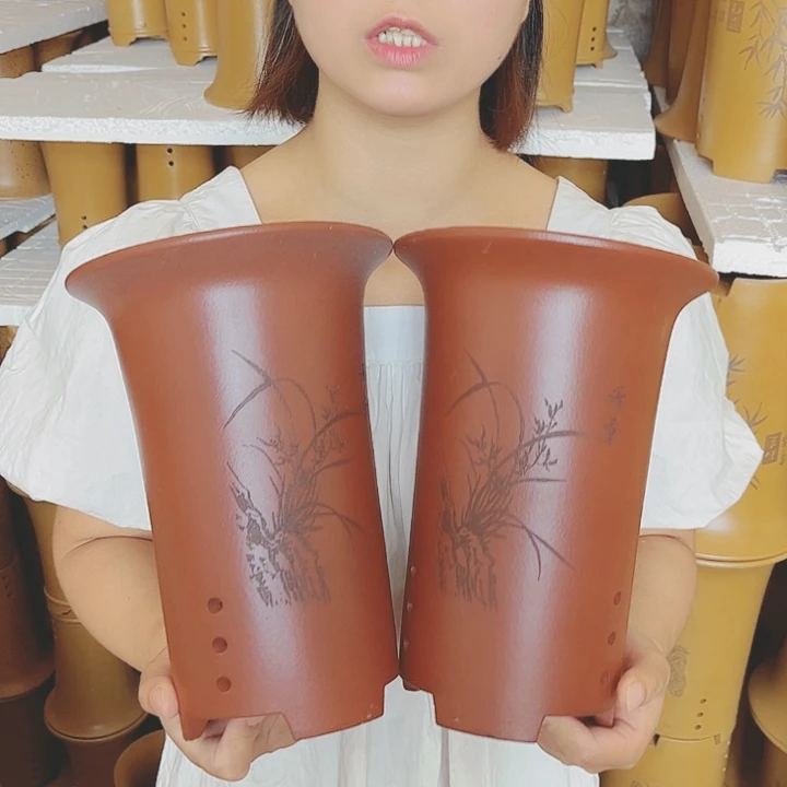 宜兴紫砂精品花盆