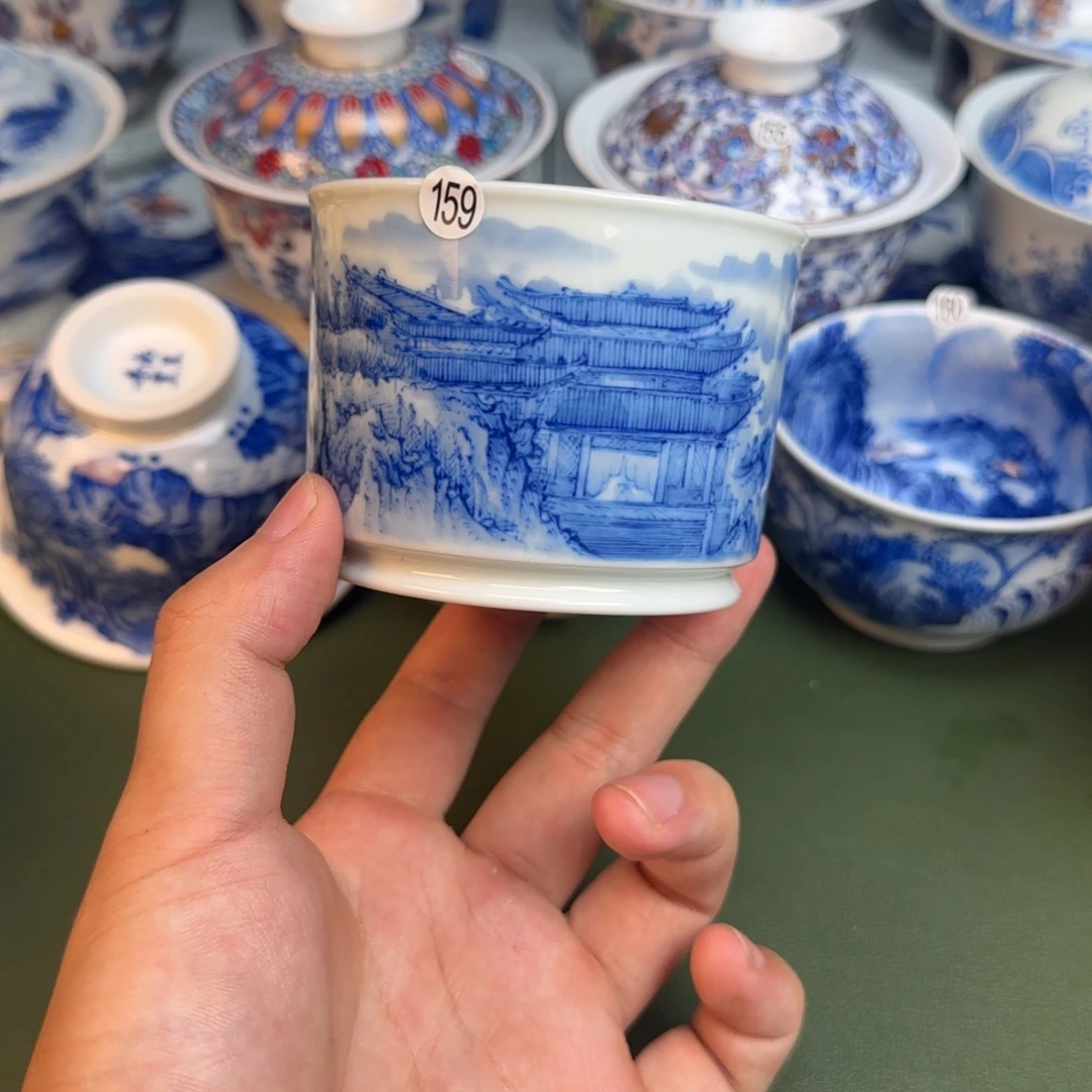彦祖纯手工手绘茶具159