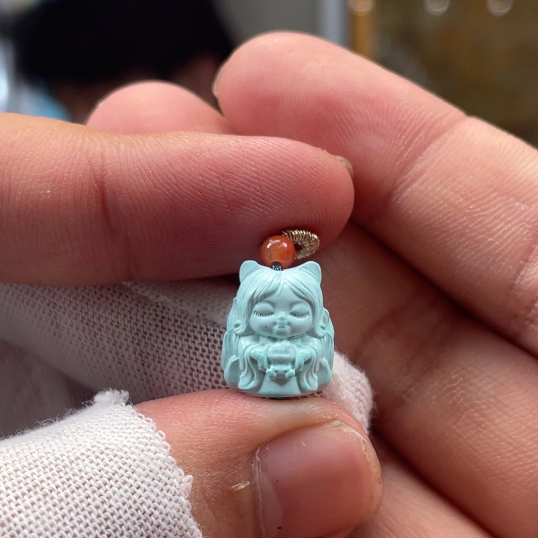 未镶嵌绿松石挂件