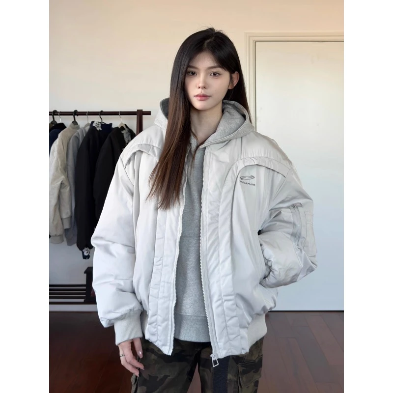 美式飞行员夹克棉服男款冬季高级感加厚棉衣外套cleanfit短款棉服