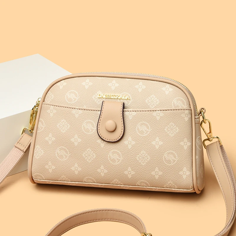 袋鼠蔓蔓雅源小方包软皮女包新款妈妈包小众斜挎包简约百搭单肩包