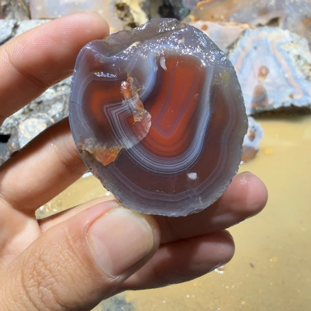 未镶嵌玛瑙/玉髓珠宝半成品