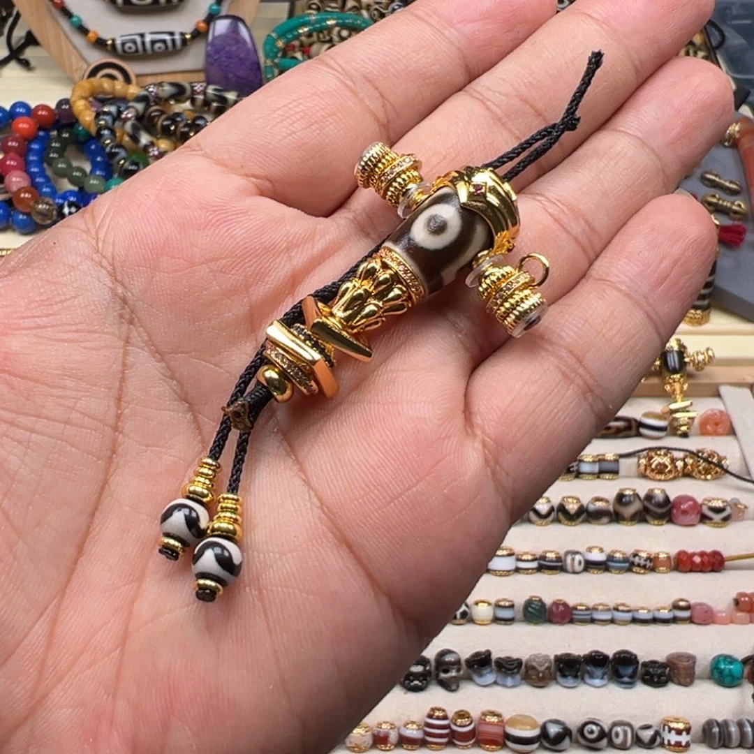 魚***椰蒂吊坠椰蒂原生态手串配珠