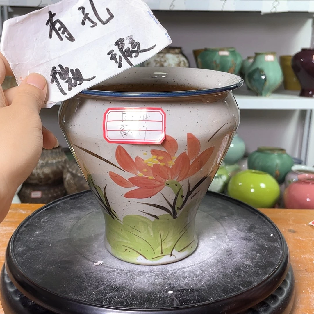 景德镇陶瓷花盆花器微瑕258