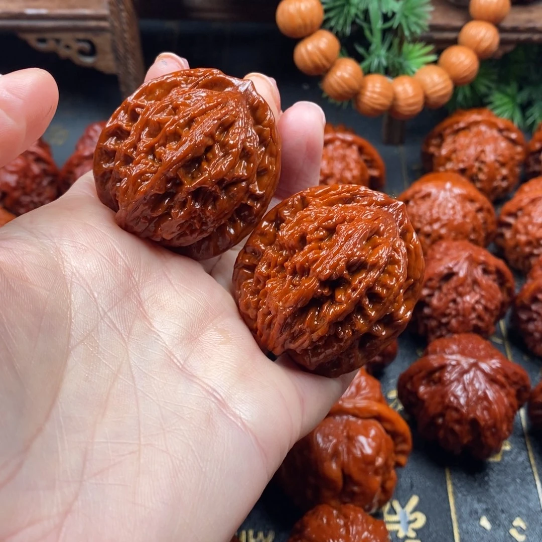 吊坠文玩核桃麦穗虎5