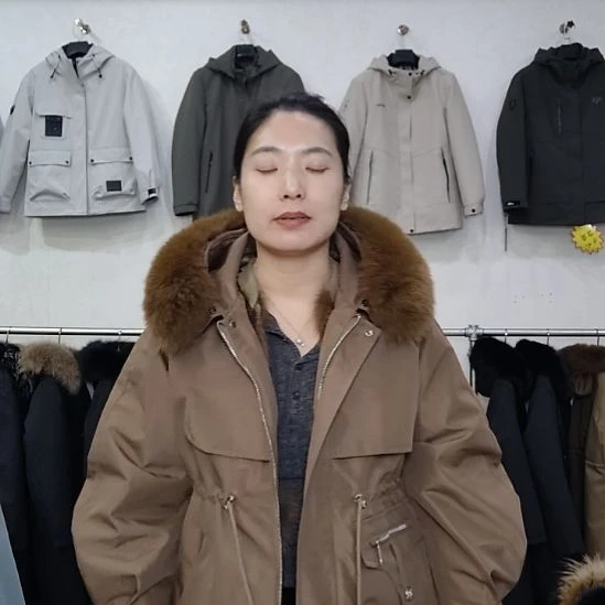 狐狸毛内胆派克服