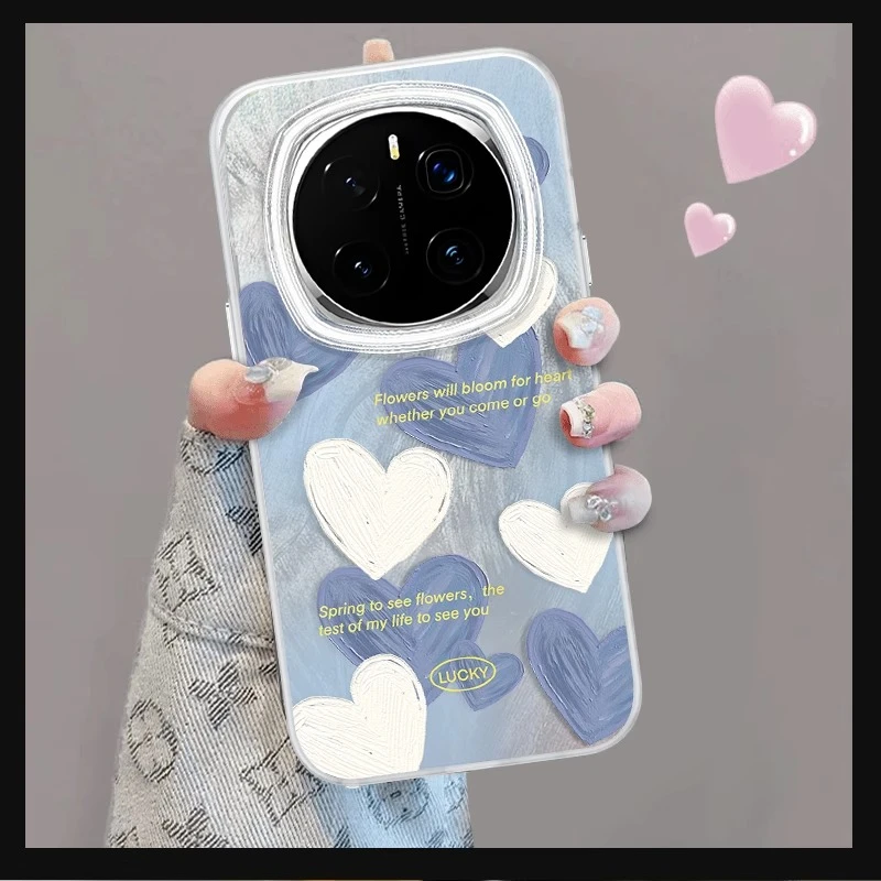 油画爱心适用荣耀magic7手机壳magic6magic5magic4羽纱女全包防摔