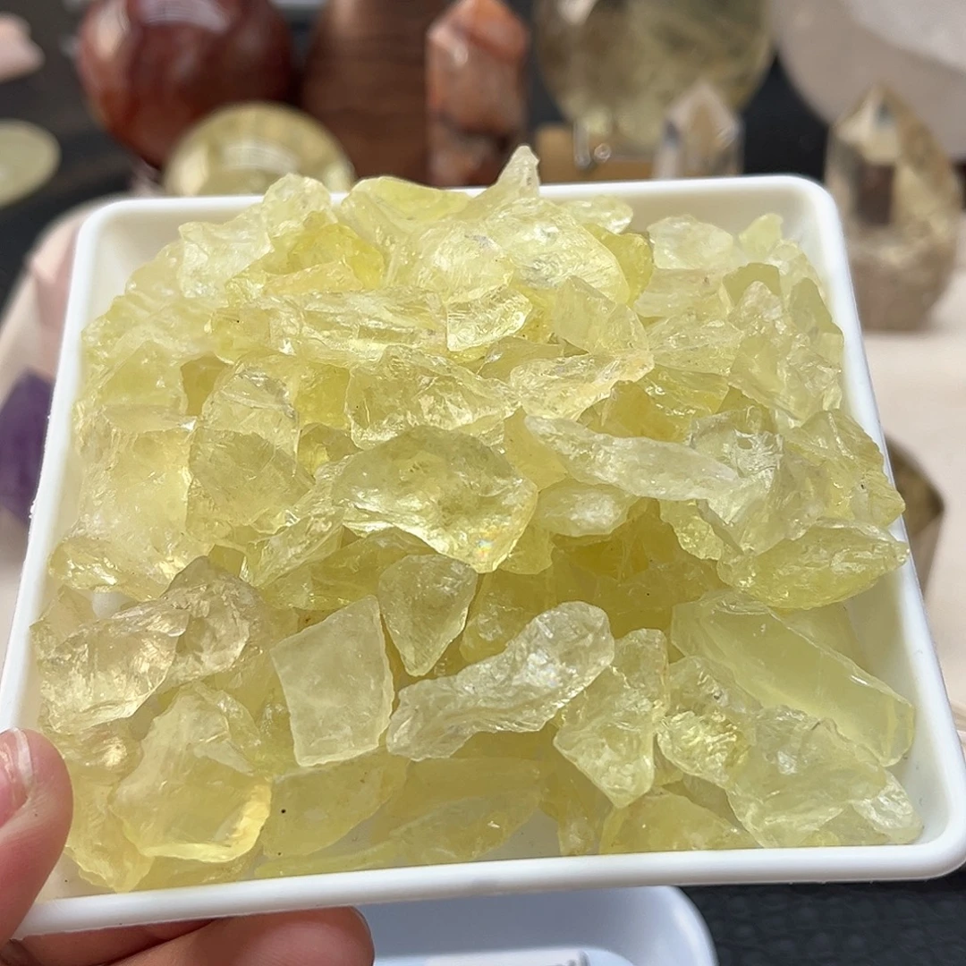 水晶珠宝半成品未镶嵌75 巴西黄水