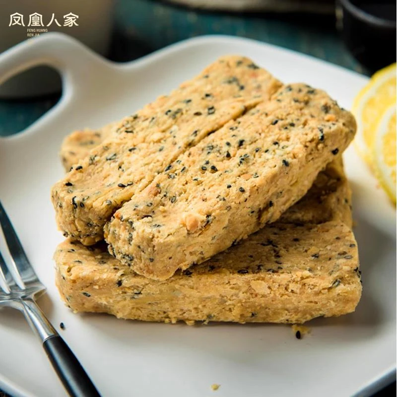 凤凰人家黑芝麻花生酥糕点唐山特产点心老式小吃400g酥糖年货零食