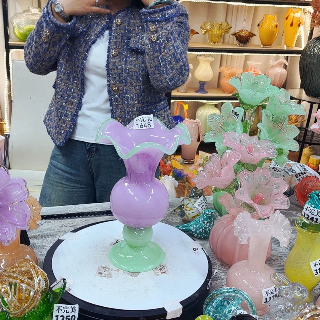 1648 家悦美居琉璃摆件不完美
