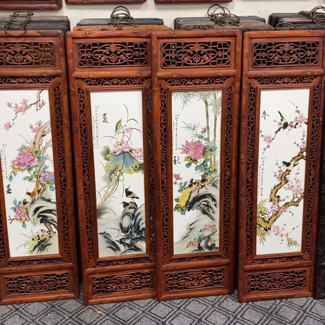 瓷1.2*36*4景德镇瓷板画柴窑烧制