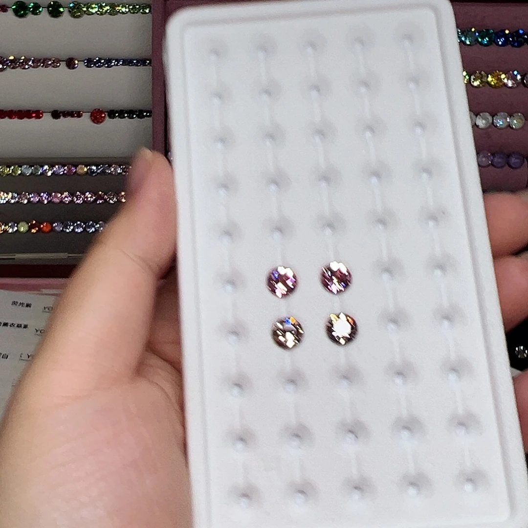 琉璃纯铜合金耳钉