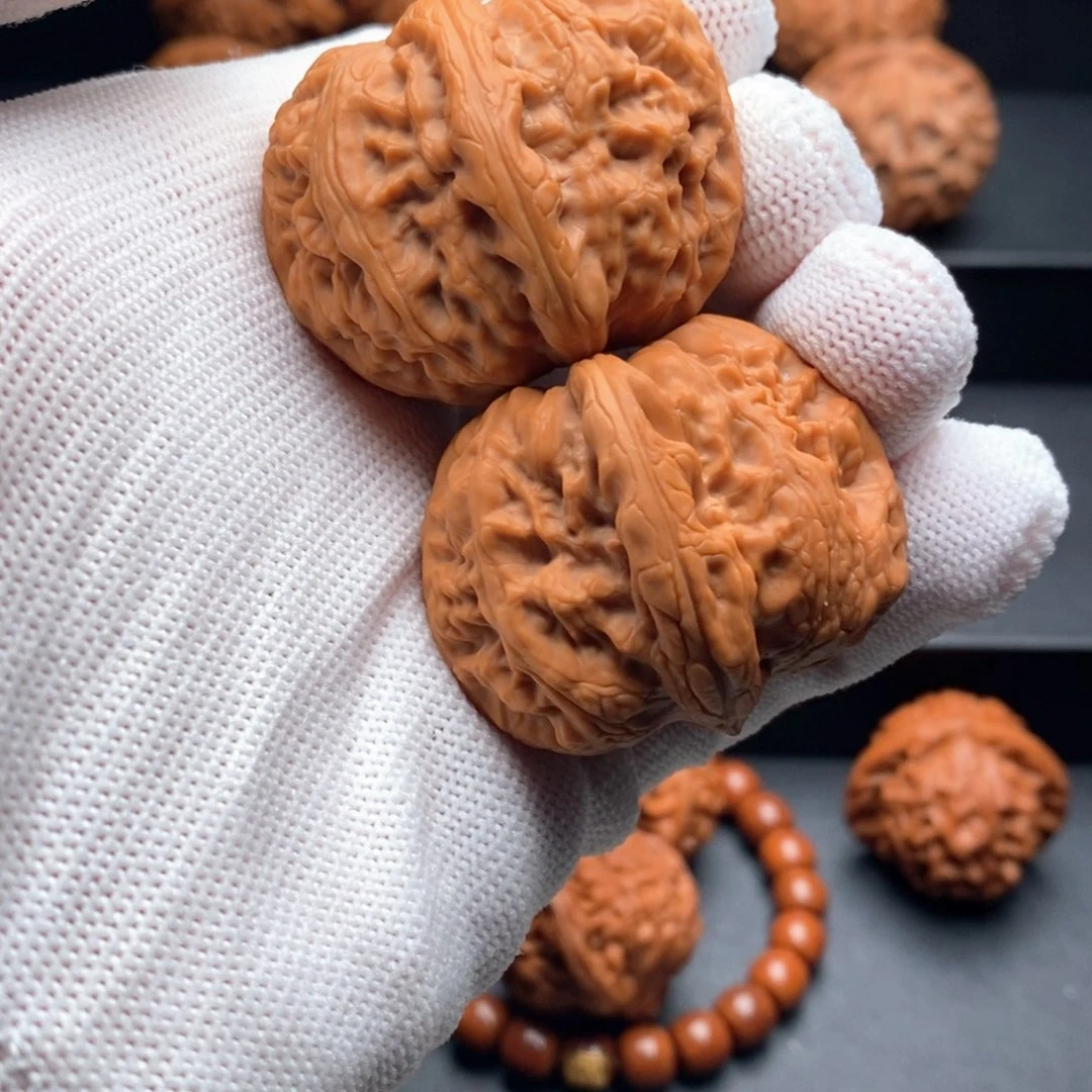 桃核把件42尺元宝