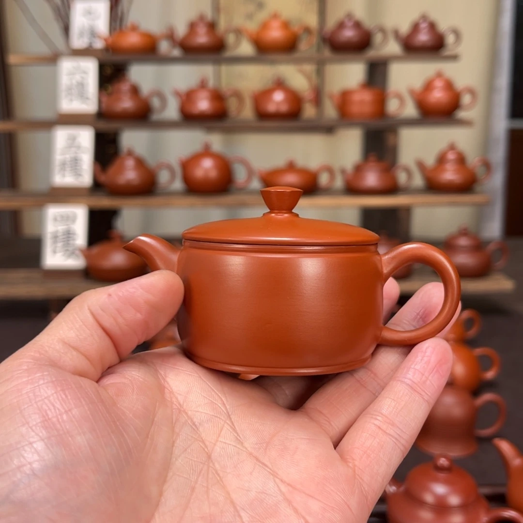 生***悟茶壶紫砂潮式汉瓦80cc