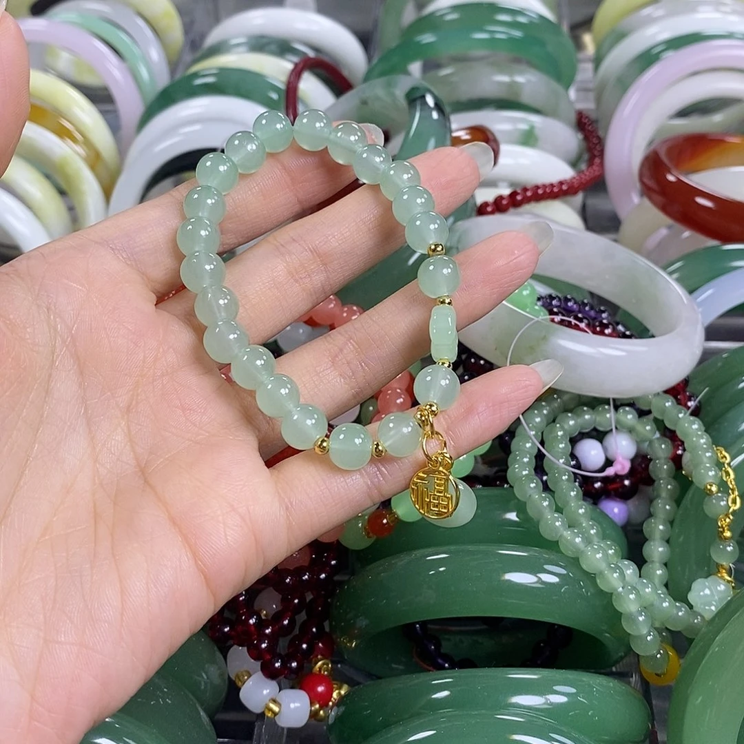 石英质玉手链未镶嵌