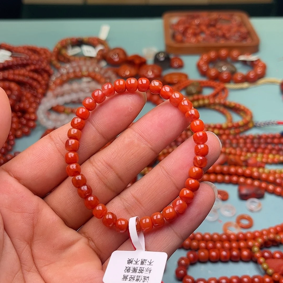 手链未镶嵌南红玛瑙老型卡6+