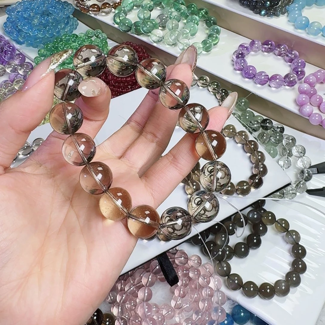 水晶手链未镶嵌爱***饭茶晶14