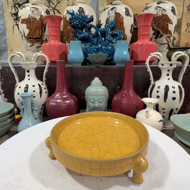 茶盏手工制作陶瓷摆件