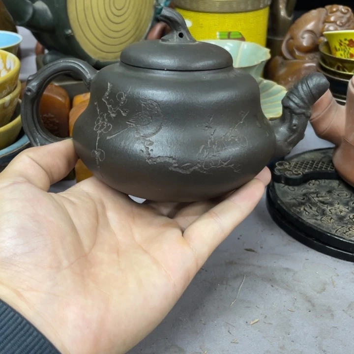 茶壶紫砂旧时候紫砂壶茶具