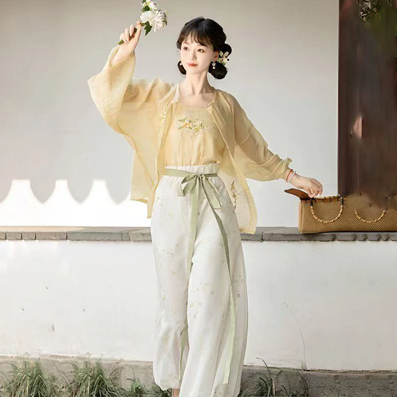 孤品，汉服，儿童汉服，沙衣，舞蹈服，演出服，个别瑕疵，介意勿拍