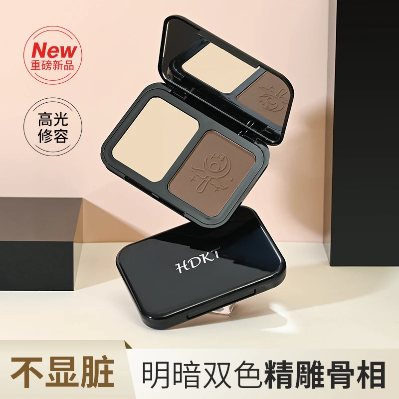 魔法叔叔修容高光一体盘cos妆必备哑光阴影提亮面部修颜精雕侧影