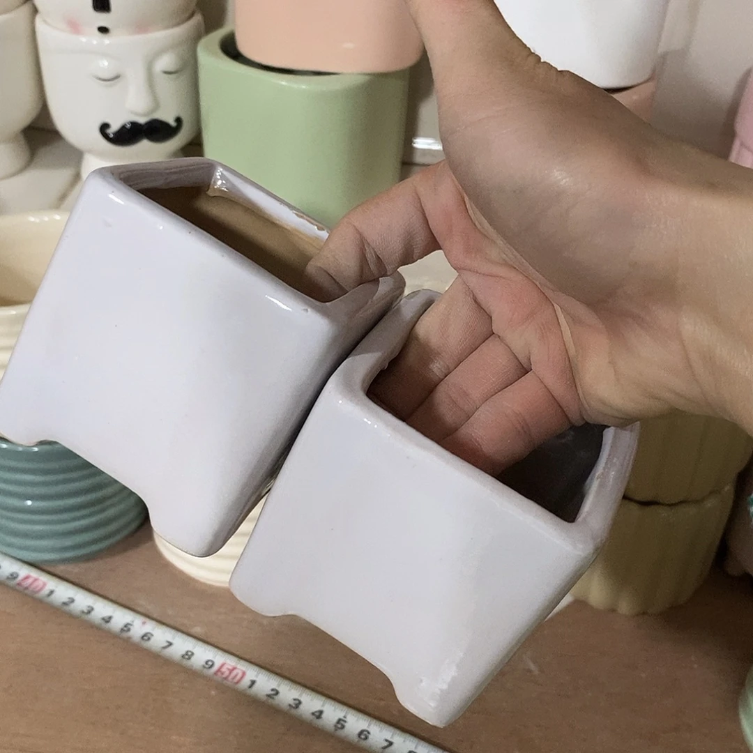 杯子陶陶盆有孔 瑕疵介意勿拍