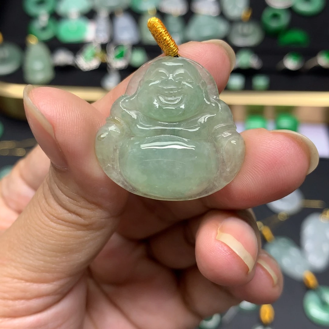 吊坠(不含链)未镶嵌翡翠有纹裂