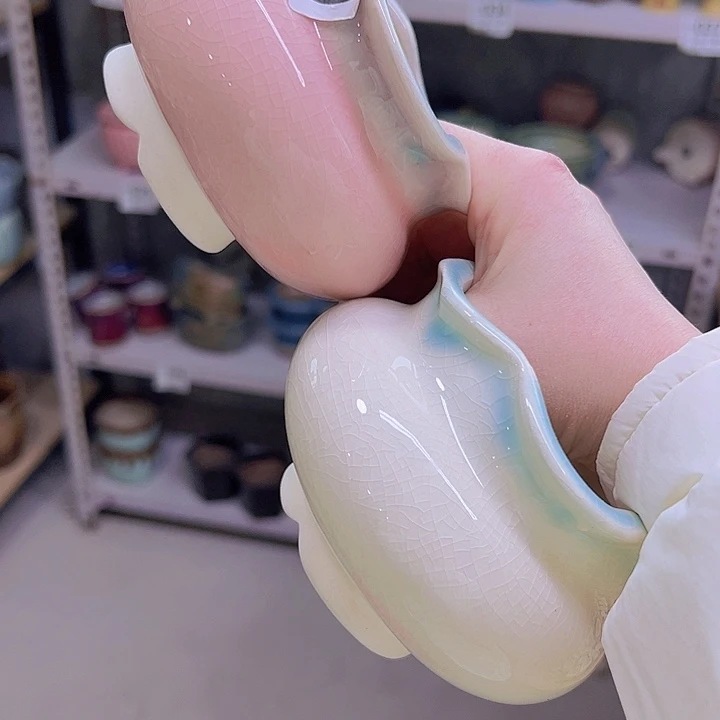 红陶陶瓷花盆当场满12包邮