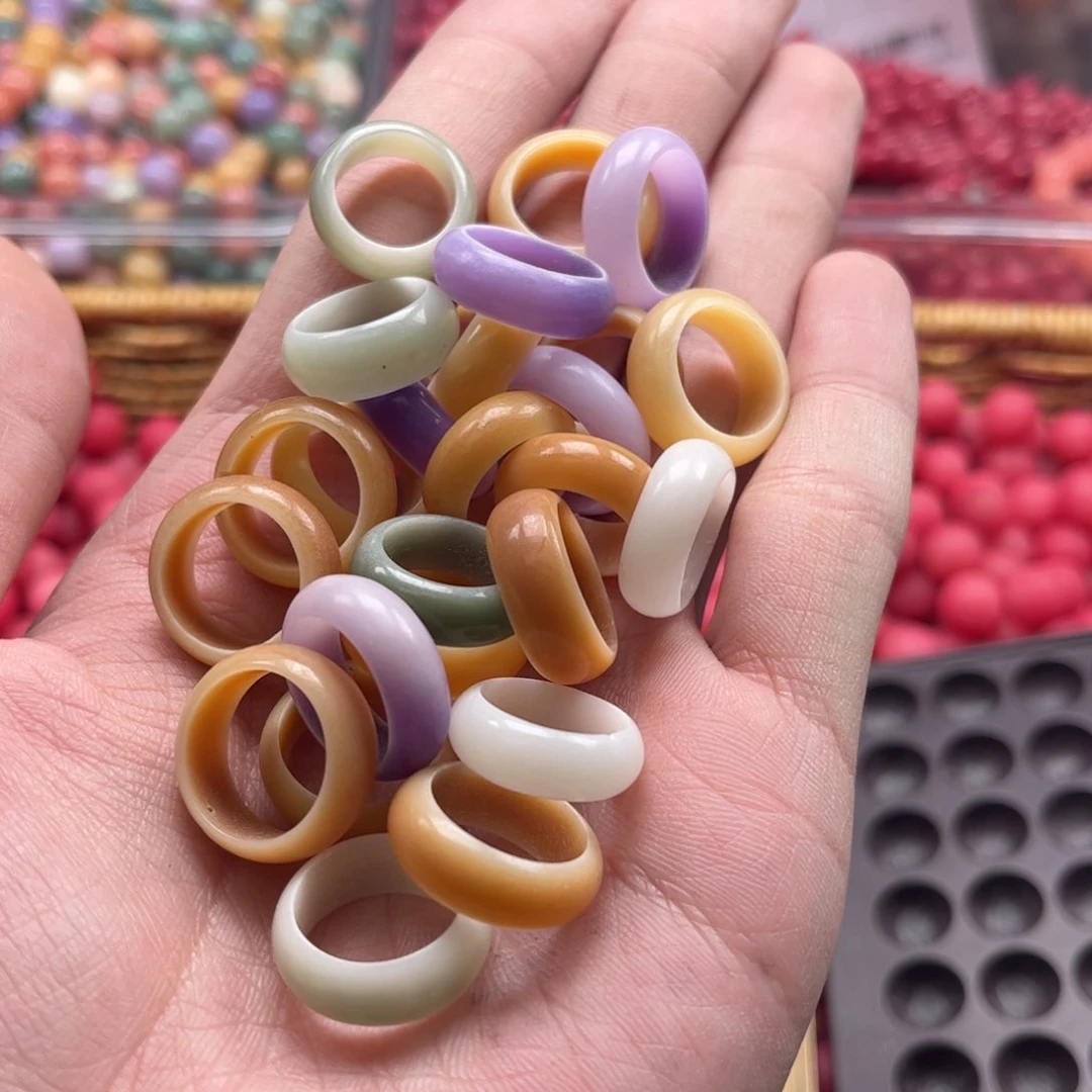 【闪购商品】白玉菩提吊坠z12-15/10+5颗微瑕跑环