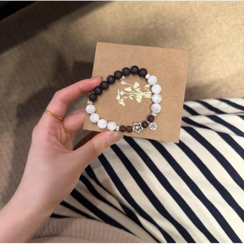 《心软的神》雪花幽灵降真香925银手串 K52