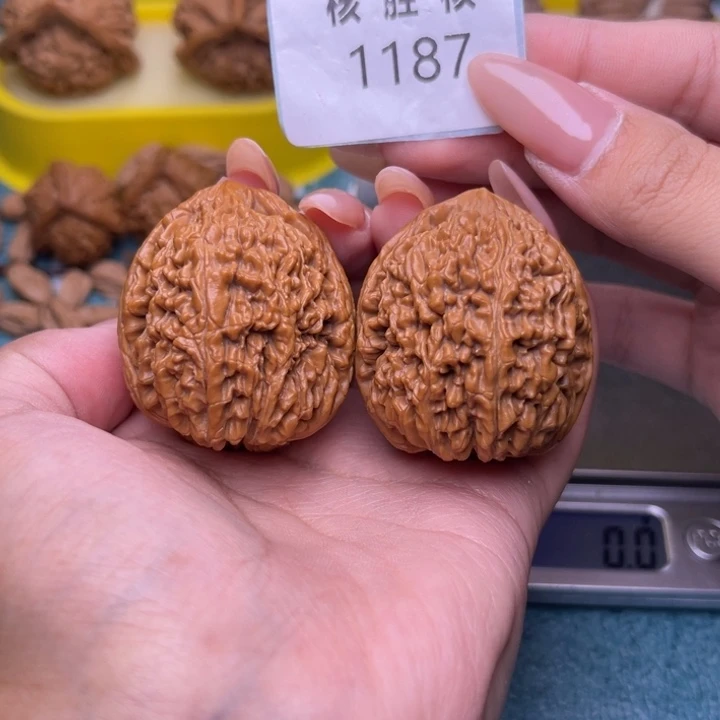 把件文玩核桃大蒜头36.1187