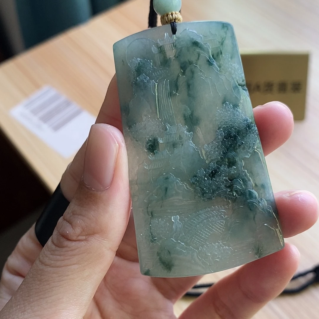 【闪购商品】颈饰未镶嵌翡翠?****天然缅甸A货翡翠