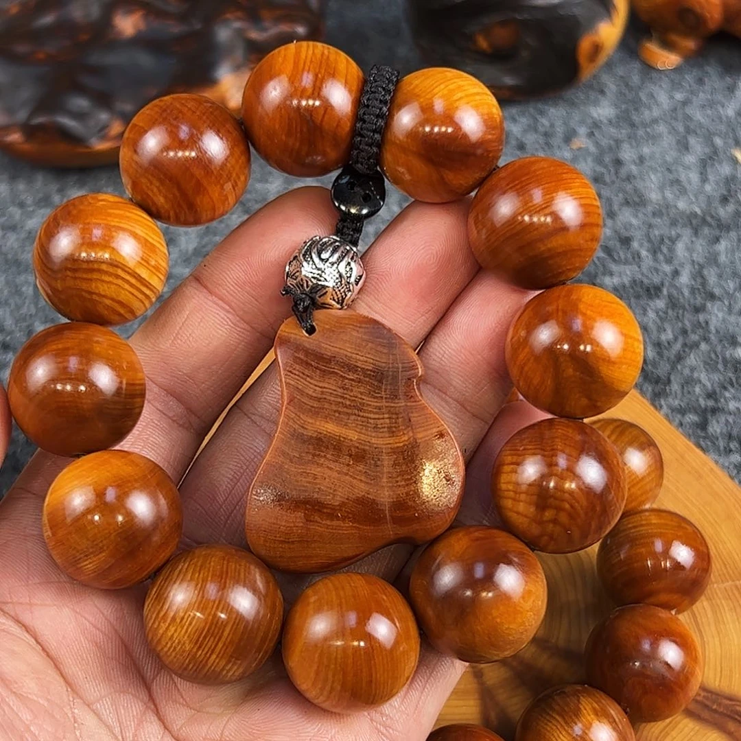 柏木太行崖柏黑金塘心玉化20