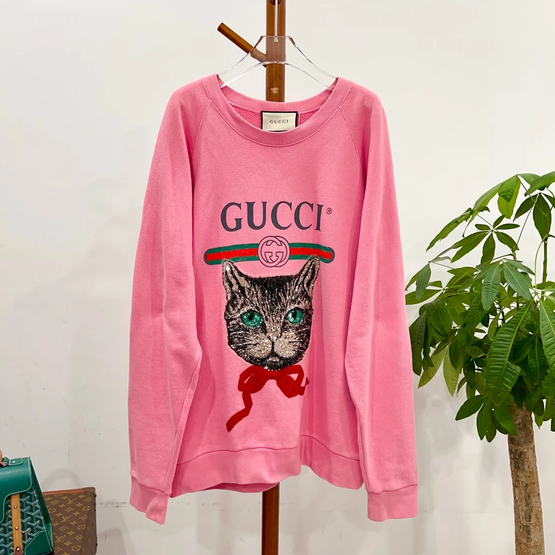 99新 GUCCI/古驰 安洁利严选卫衣 尺码M 成色看直播GSS23683