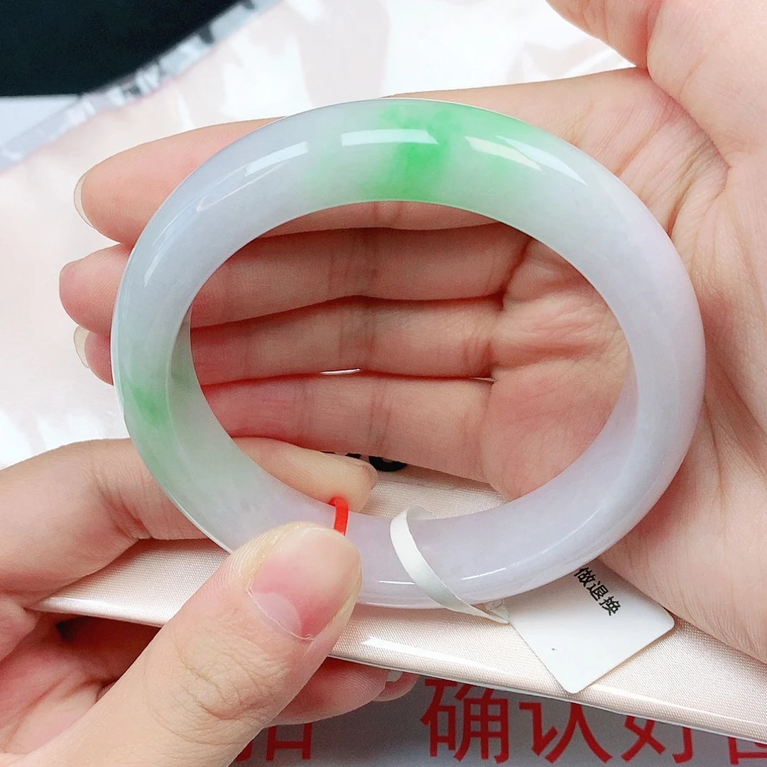 拂***颜翡翠未镶嵌手镯翡翠手镯769