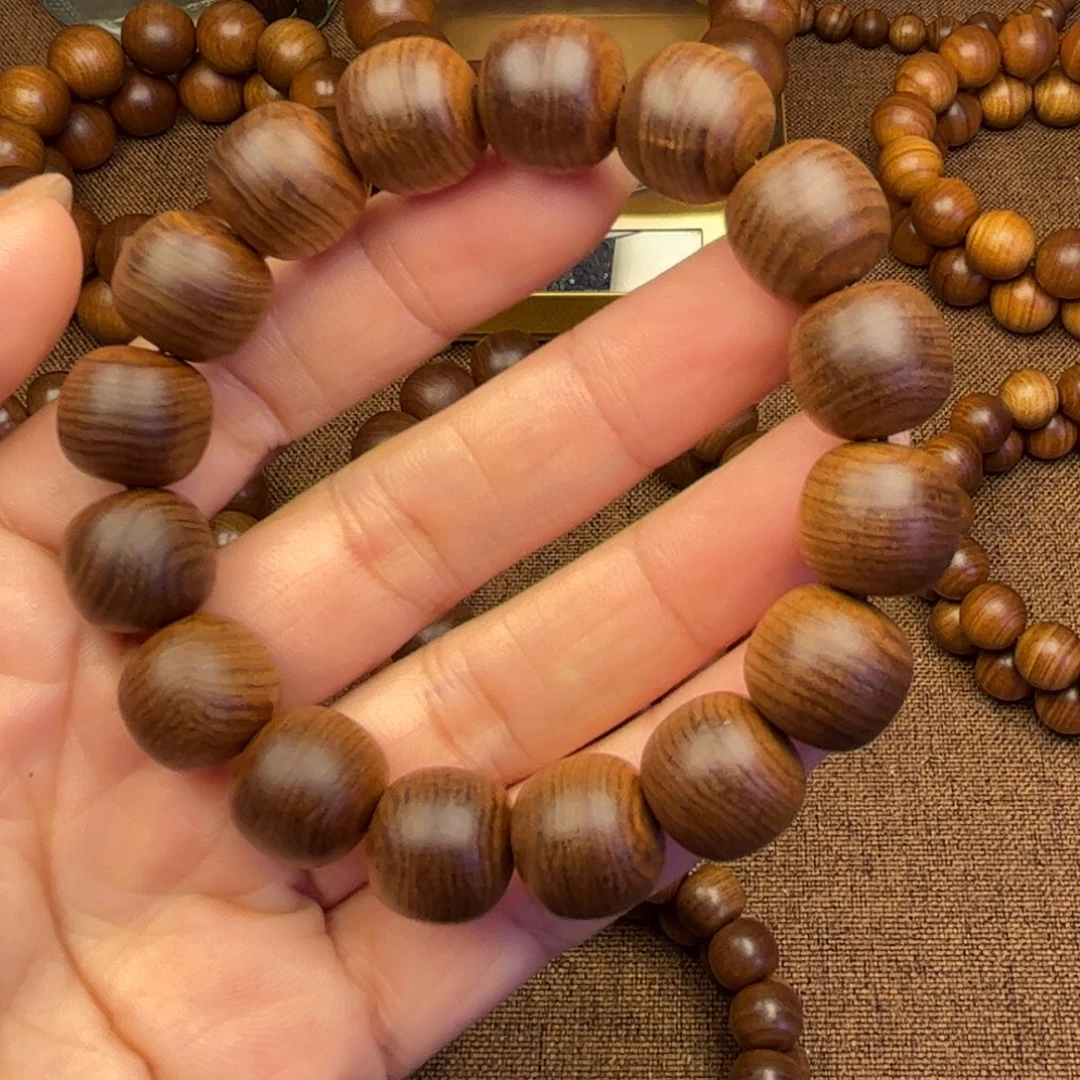 渡***劫檀香木老型1.3*1.4单圈 老山檀香