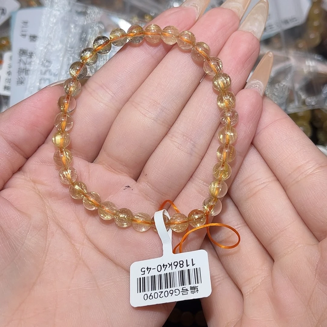 未镶嵌手串发晶喜*袮卡6
