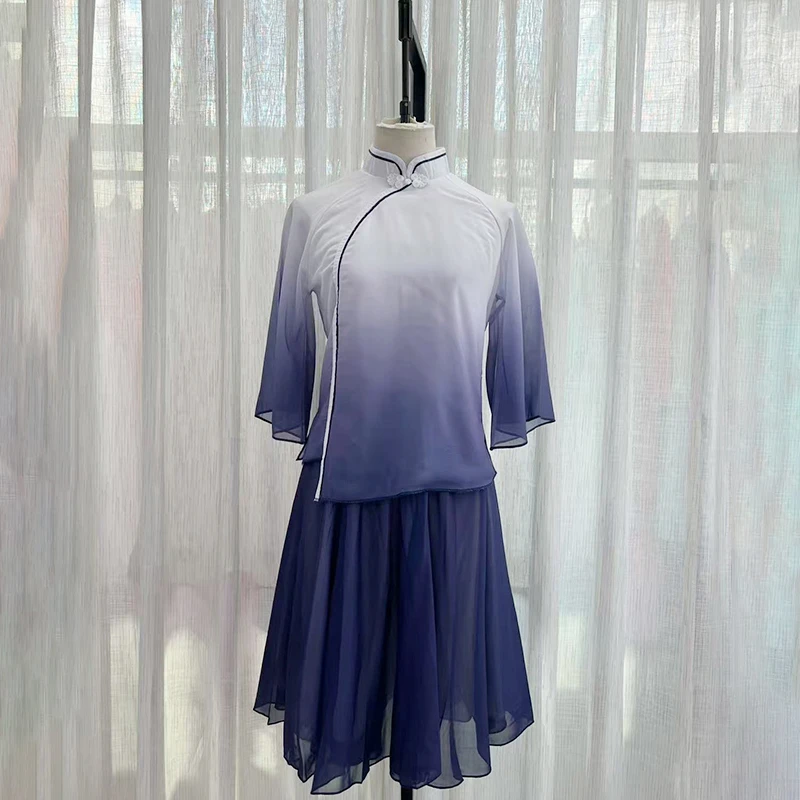 粟制沁园春民国风演出服合唱服孤品不退不换