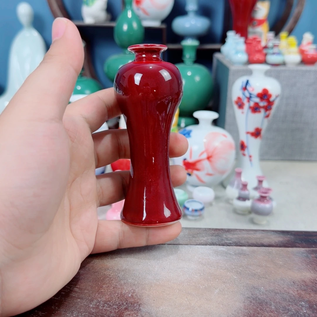 陶瓷手工小花器摆件
