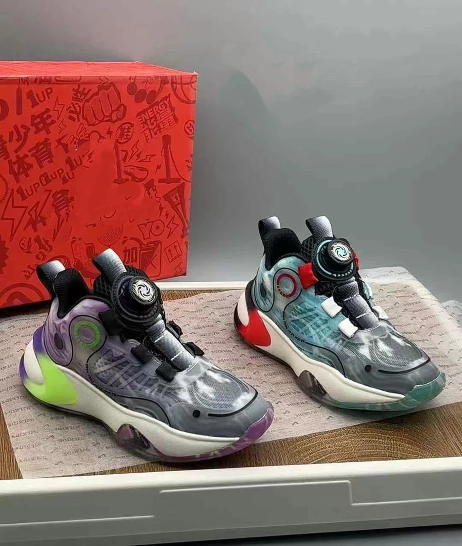 2025年纯夏季透网防滑儿童运动鞋实战篮球鞋