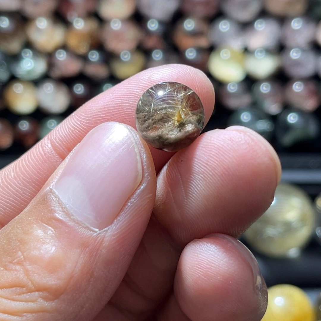 幽灵单珠银S925镶嵌水晶11.7