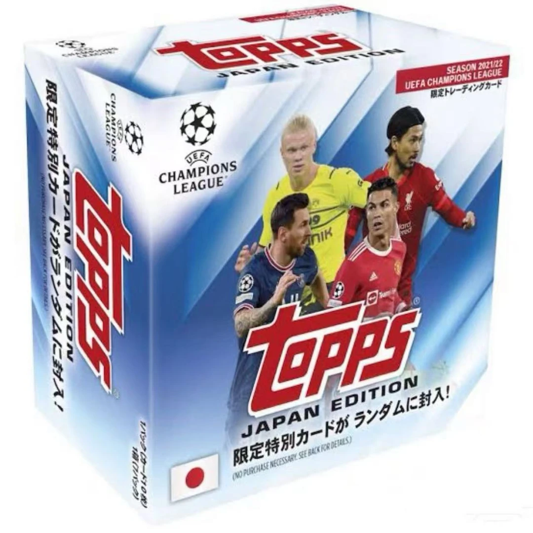(常规版) topps 21-22 欧冠 日版 樱花 足球 球星卡 盲盒 （代拆）
