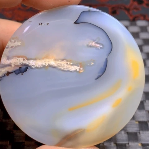 玛瑙/玉髓颈饰合金划****8