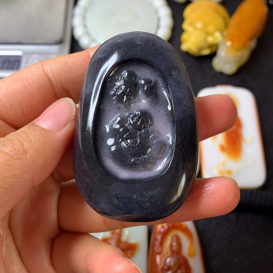 和田玉颈饰未镶嵌