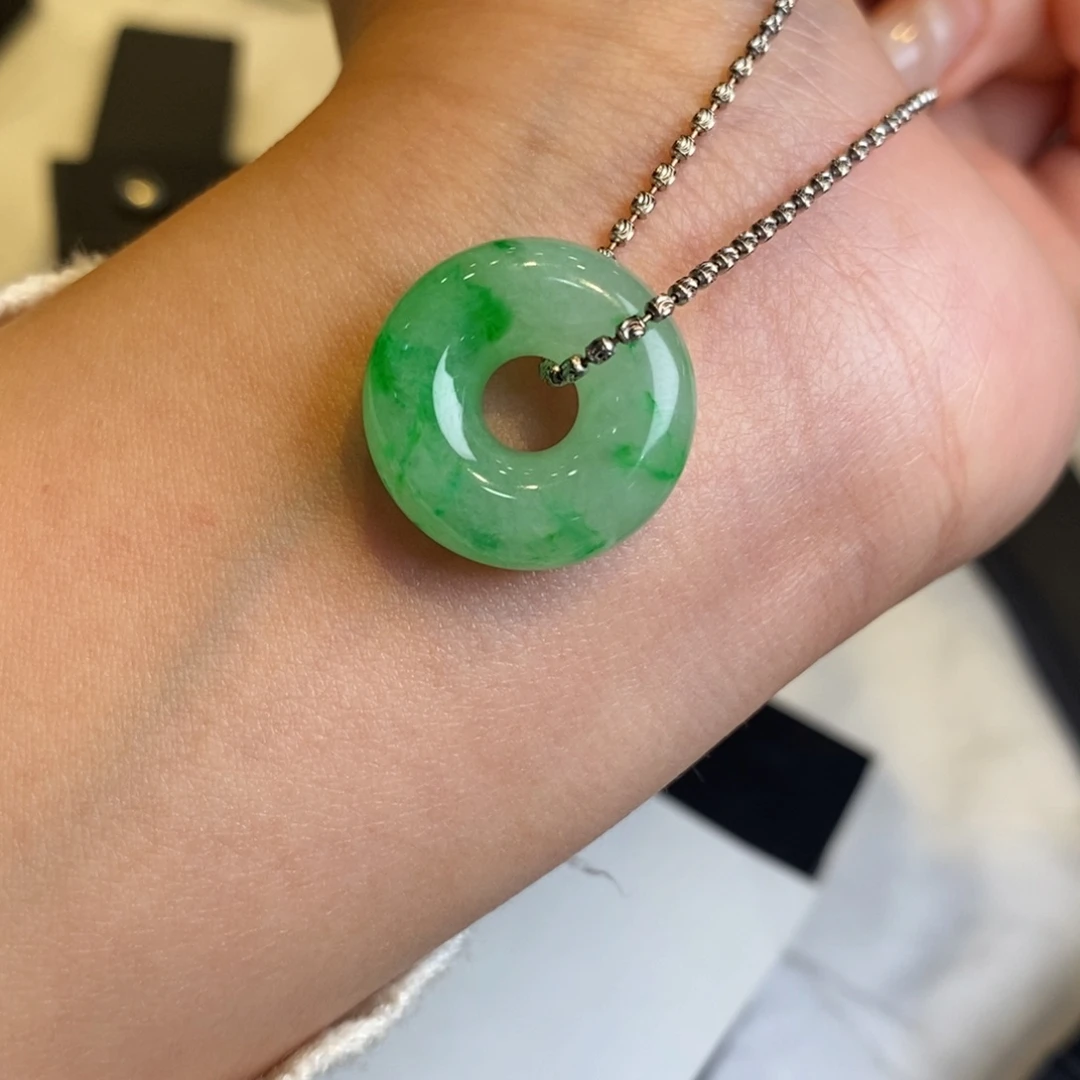 翡翠吊坠(不含链)未镶嵌裸石甜甜圈